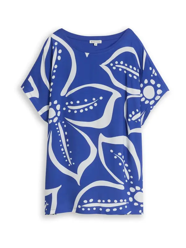 Tom Tailor Women + Tom Tailor Women + Majica  kremna / mornarska