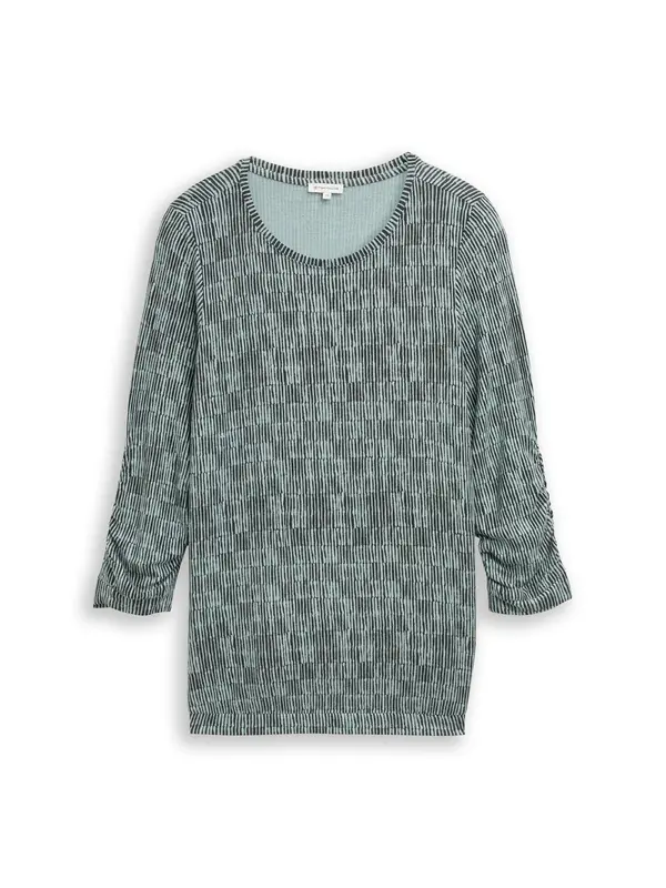Tom Tailor Women + Tom Tailor Women + Majica  meta / črna