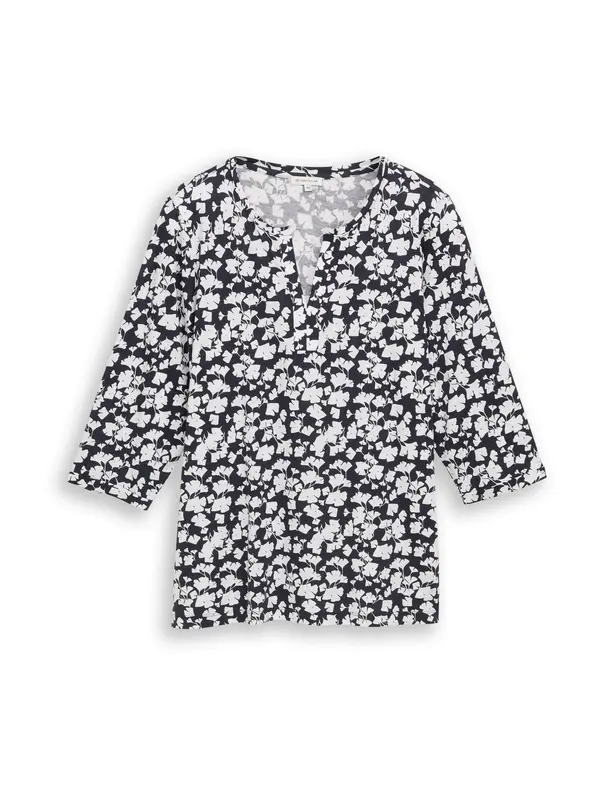 Tom Tailor Women + Tom Tailor Women + Majica  mornarska / bela