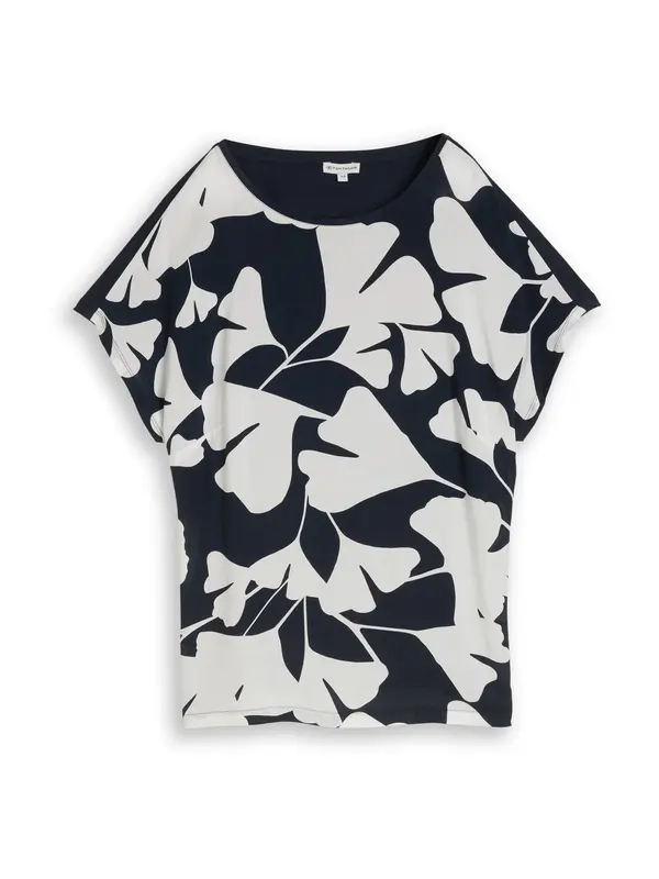 Tom Tailor Women + Tom Tailor Women + Majica  mornarska / bela