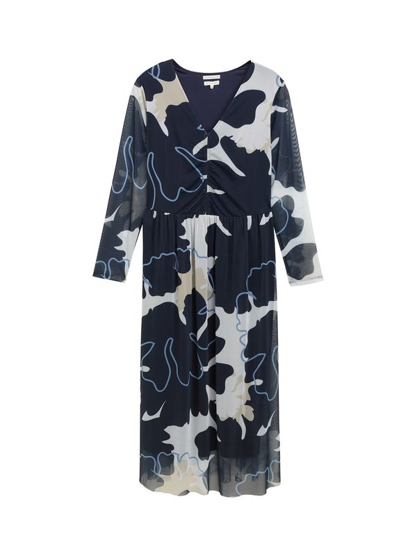 Tom Tailor Women + Tom Tailor Women + Obleka  marine / pastelno modra