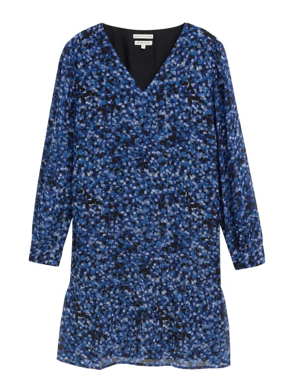 Tom Tailor Women + Tom Tailor Women + Obleka  modra / mornarska / bela