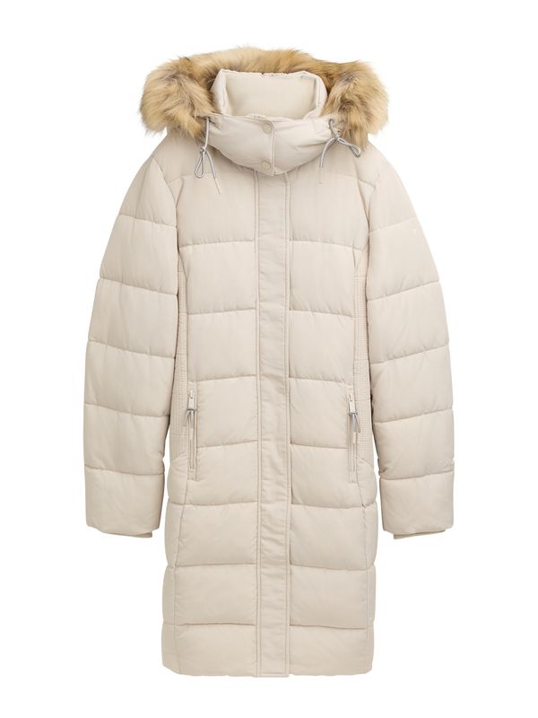 TOM TAILOR TOM TAILOR Zimski plašč  kremna