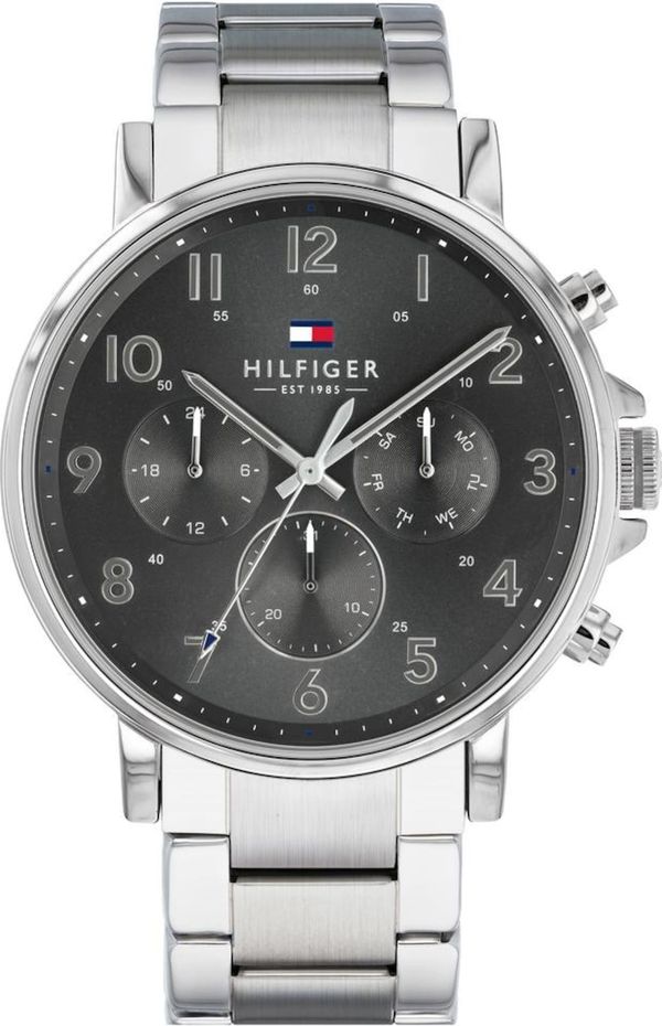 TOMMY HILFIGER TOMMY HILFIGER Analogna ura 'Dressed Up, 1710382'  grafit / srebrna