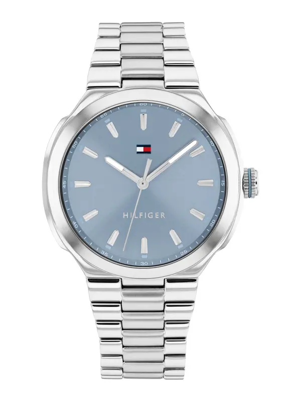 TOMMY HILFIGER TOMMY HILFIGER Analogna ura 'GEORGIA'  opal / rdeča / srebrna / bela