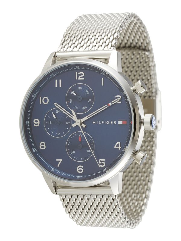 TOMMY HILFIGER TOMMY HILFIGER Analogna ura  temno modra / srebrna