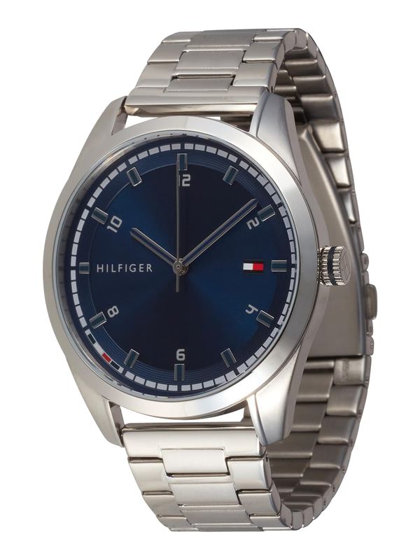 TOMMY HILFIGER TOMMY HILFIGER Analogna ura  temno modra / srebrna