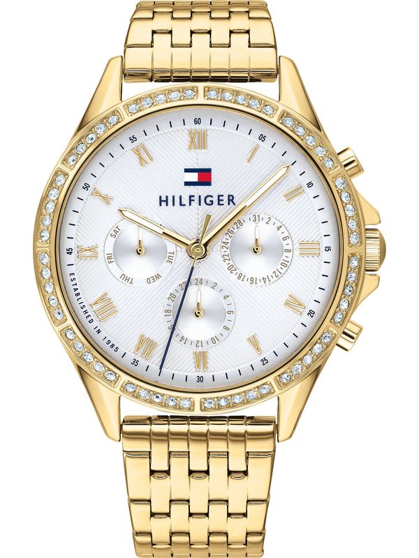 TOMMY HILFIGER TOMMY HILFIGER Analogna ura  zlata / bela