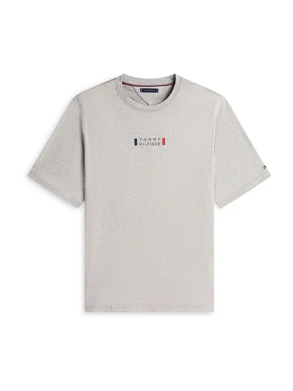 Tommy Hilfiger Big & Tall Tommy Hilfiger Big & Tall Majica 'BRAND LOVE'  marine / siva / rdeča