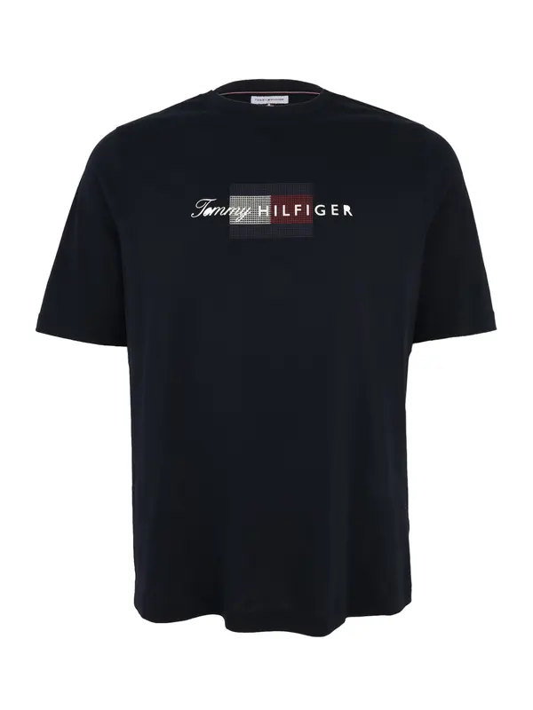 Tommy Hilfiger Big & Tall Tommy Hilfiger Big & Tall Majica 'BT'  mornarska / rdeča / bela