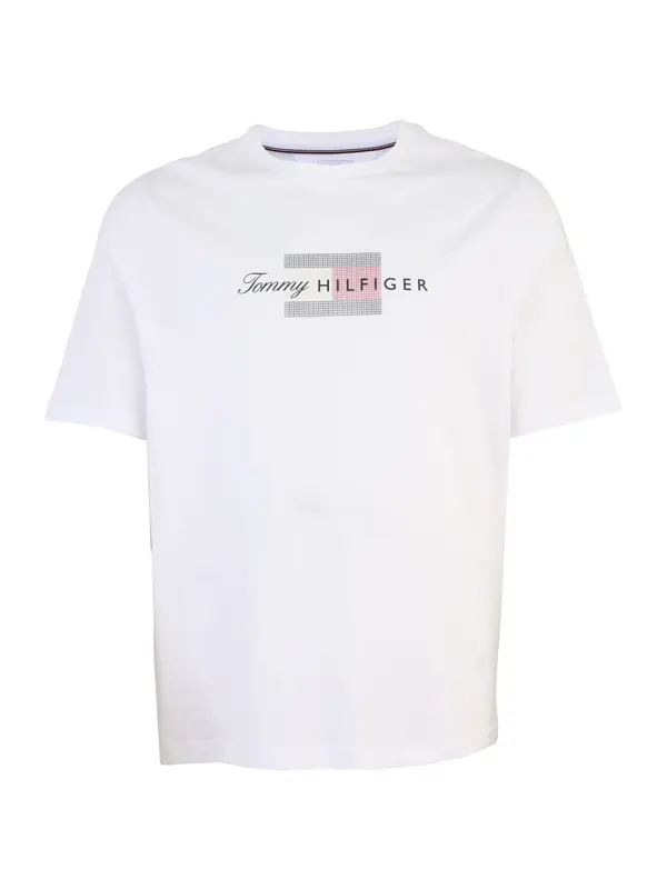 Tommy Hilfiger Big & Tall Tommy Hilfiger Big & Tall Majica 'BT'  mornarska / rdeča / črna / bela