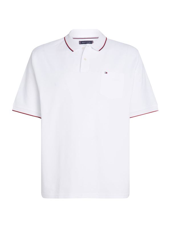 Tommy Hilfiger Big & Tall Tommy Hilfiger Big & Tall Majica 'CLASSIC'  rdeča / črna / bela