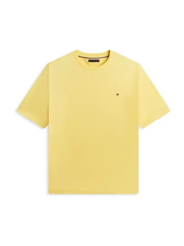 Tommy Hilfiger Big & Tall Tommy Hilfiger Big & Tall Majica 'ESS SEASONAL'  rumena