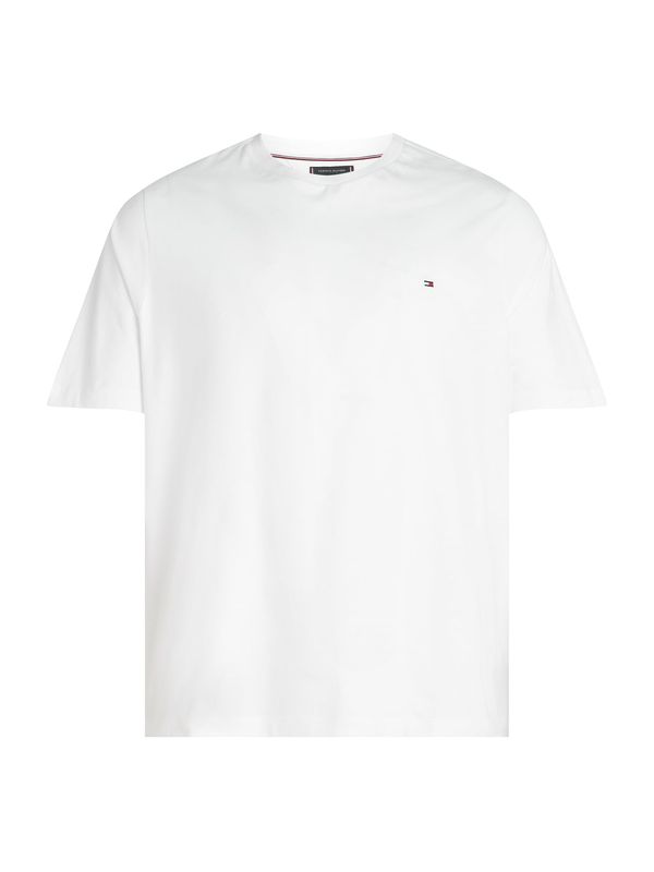 Tommy Hilfiger Big & Tall Tommy Hilfiger Big & Tall Majica 'ESSENTIAL'  bela