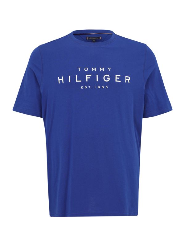 Tommy Hilfiger Big & Tall Tommy Hilfiger Big & Tall Majica  kobalt modra / bela