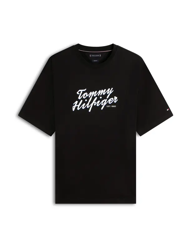 Tommy Hilfiger Big & Tall Tommy Hilfiger Big & Tall Majica  kraljevo modra / črna / bela