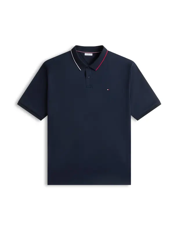 Tommy Hilfiger Big & Tall Tommy Hilfiger Big & Tall Majica  mornarska / češnjevo rdeča / bela