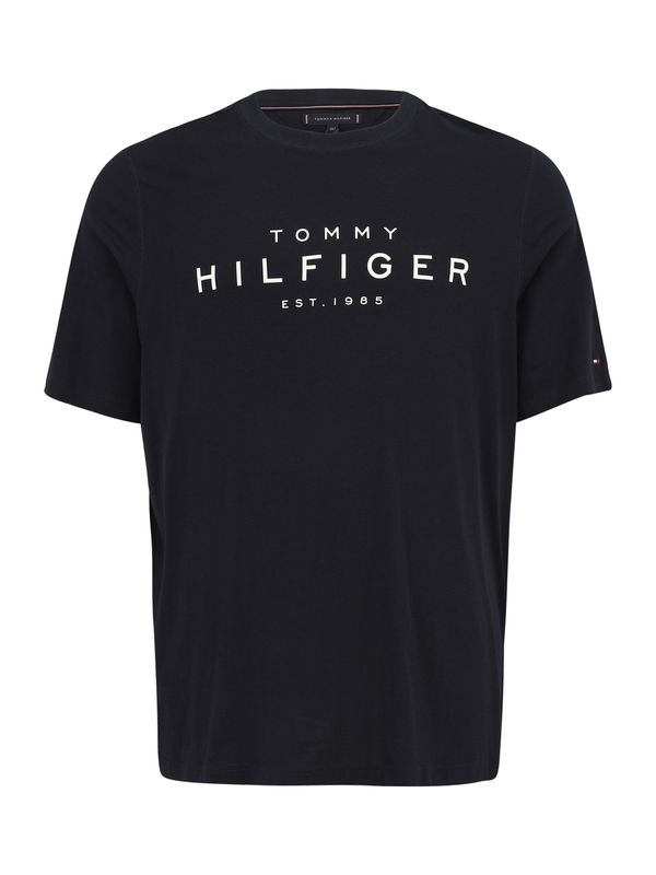 Tommy Hilfiger Big & Tall Tommy Hilfiger Big & Tall Majica  nočno modra / bela