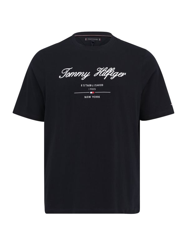 Tommy Hilfiger Big & Tall Tommy Hilfiger Big & Tall Majica  nočno modra / rdeča / off-bela