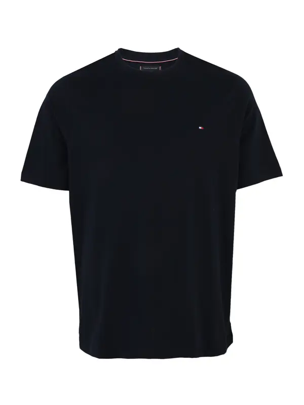 Tommy Hilfiger Big & Tall Tommy Hilfiger Big & Tall Majica 'Plus Flag Embroidery'  mornarska