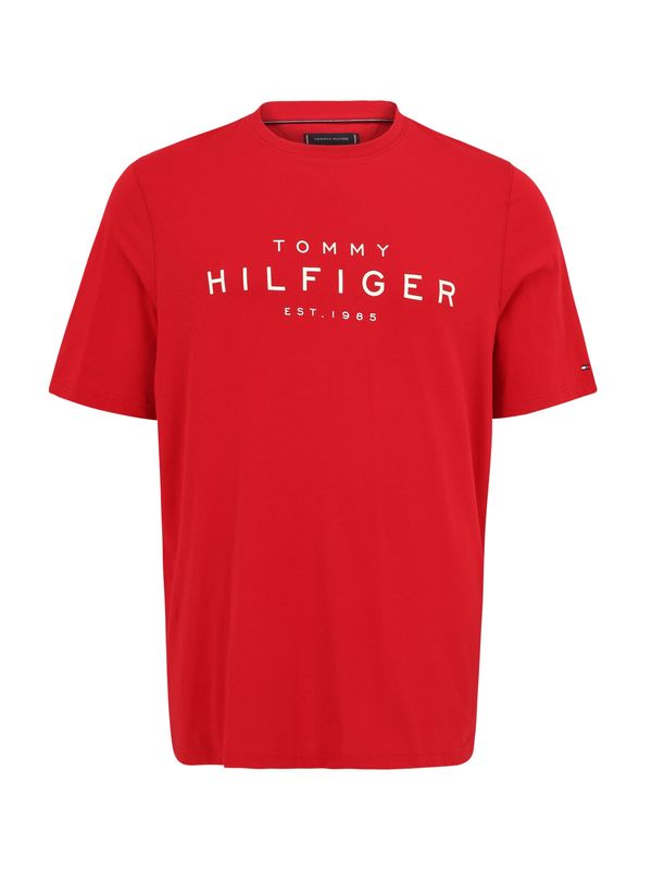 Tommy Hilfiger Big & Tall Tommy Hilfiger Big & Tall Majica  rdeča / off-bela