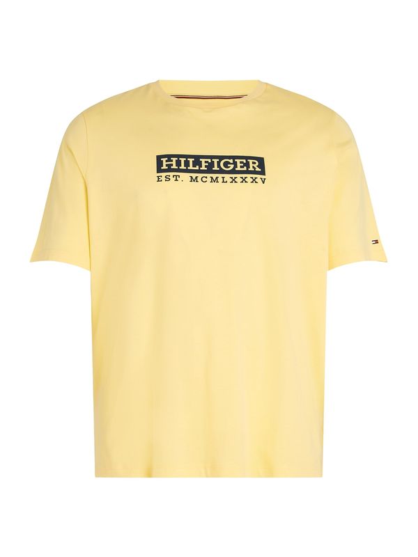 Tommy Hilfiger Big & Tall Tommy Hilfiger Big & Tall Majica  rumena / črna