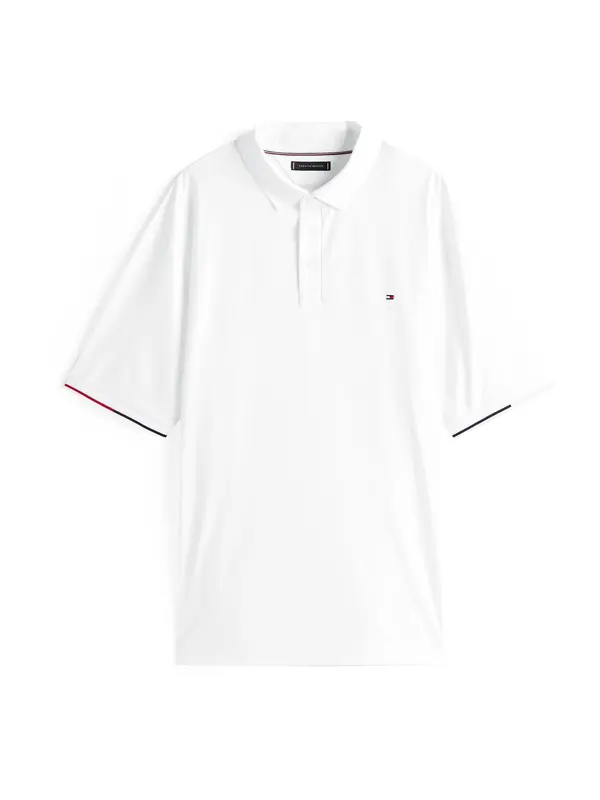 Tommy Hilfiger Big & Tall Tommy Hilfiger Big & Tall Majica  temno modra / ognjeno rdeča / bela