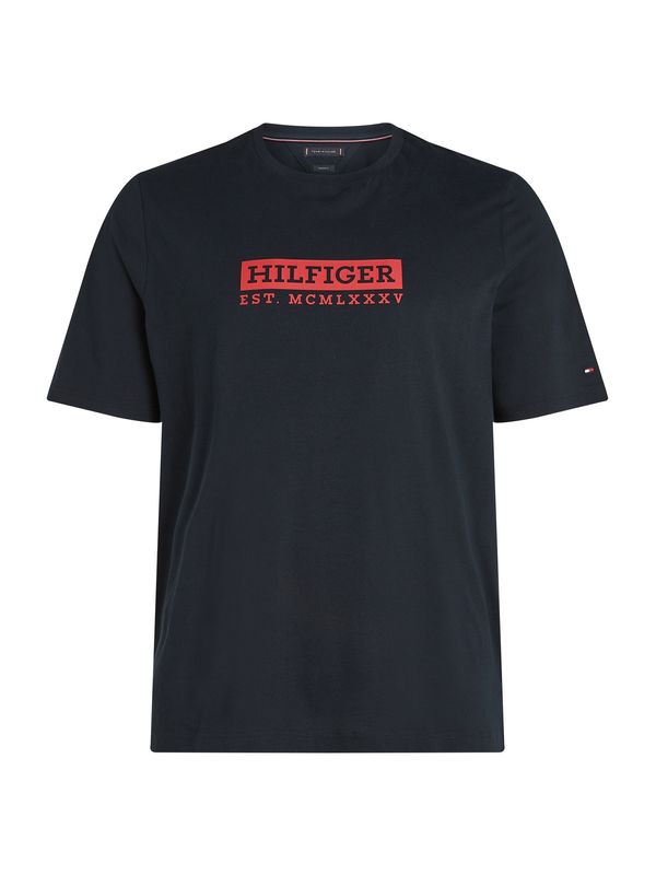 Tommy Hilfiger Big & Tall Tommy Hilfiger Big & Tall Majica  temno modra / svetlo rdeča