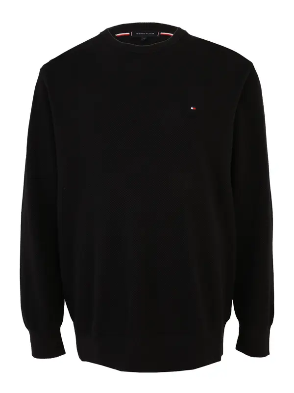 Tommy Hilfiger Big & Tall Tommy Hilfiger Big & Tall Pulover 'ESSENTIAL'  črna