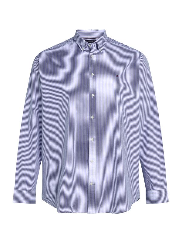 Tommy Hilfiger Big & Tall Tommy Hilfiger Big & Tall Srajca 'POPLIN'  modra / bela