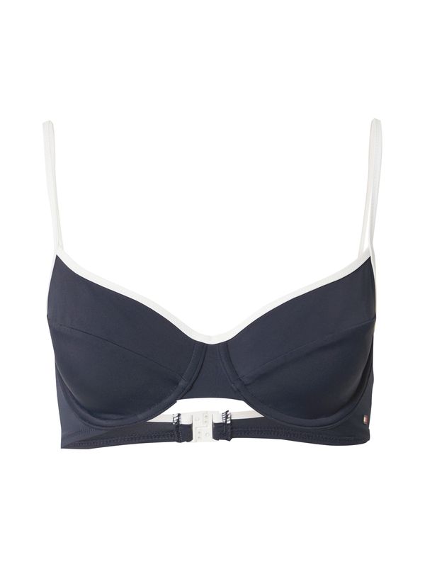 TOMMY HILFIGER TOMMY HILFIGER Bikini zgornji del  marine / bela
