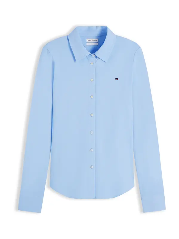 TOMMY HILFIGER TOMMY HILFIGER Bluza '1985 Slim Fit'  nebeško modra