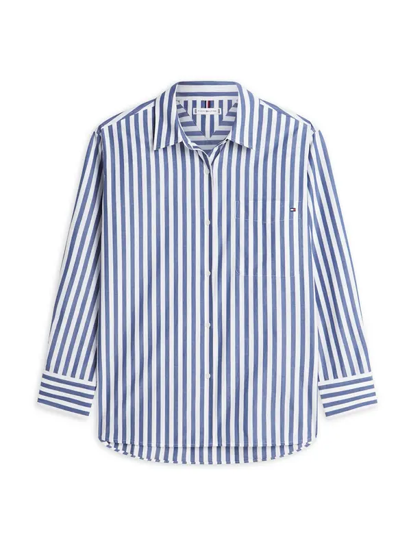 TOMMY HILFIGER TOMMY HILFIGER Bluza 'ESS'  modra / bela