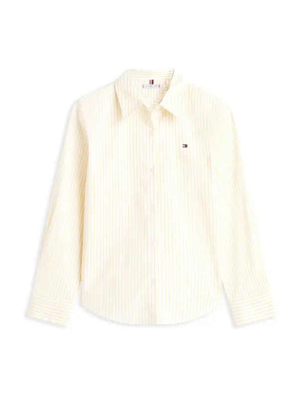 TOMMY HILFIGER TOMMY HILFIGER Bluza 'Ess'  pastelno rumena / svetlo rumena