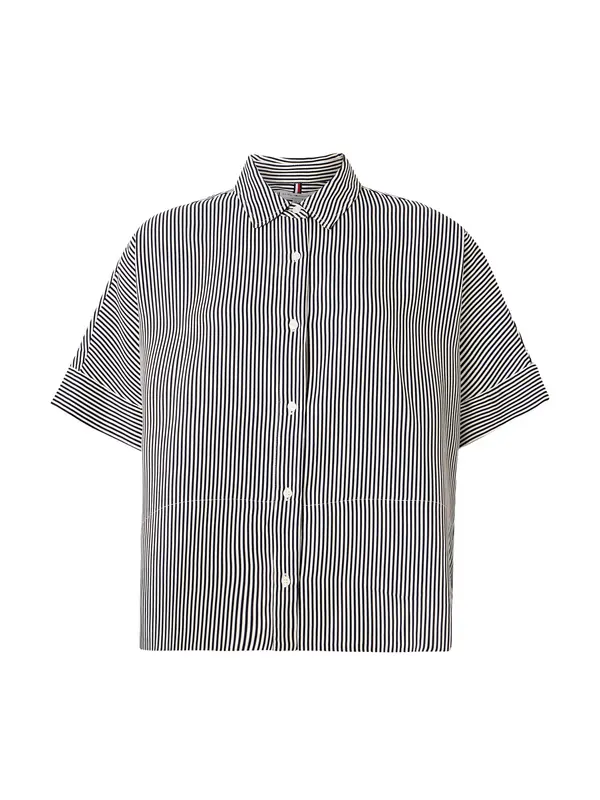 TOMMY HILFIGER TOMMY HILFIGER Bluza  mornarska / bela