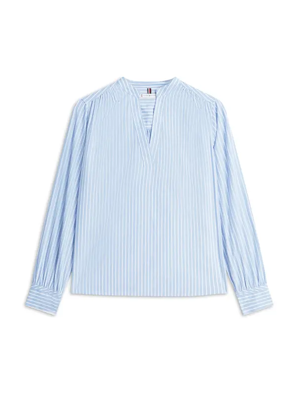 TOMMY HILFIGER TOMMY HILFIGER Bluza  svetlo modra / bela