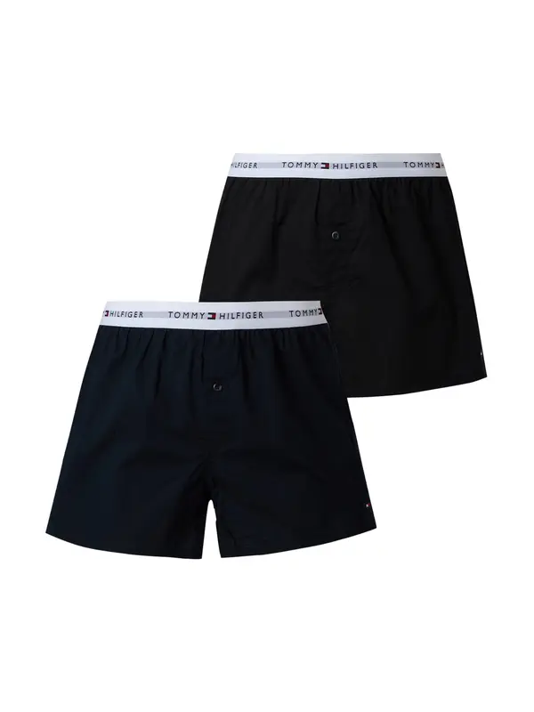 TOMMY HILFIGER TOMMY HILFIGER Boksarice  modra / črna / bela