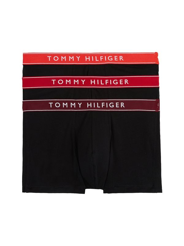 TOMMY HILFIGER TOMMY HILFIGER Boksarice  rdeča / krvavo rdeča / temno rdeča / črna
