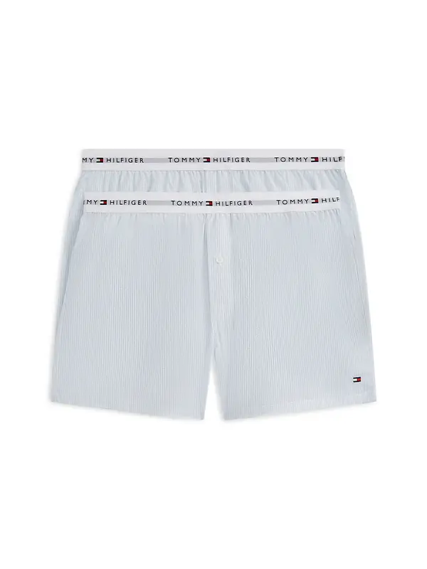 TOMMY HILFIGER TOMMY HILFIGER Boksarice  svetlo modra / bela
