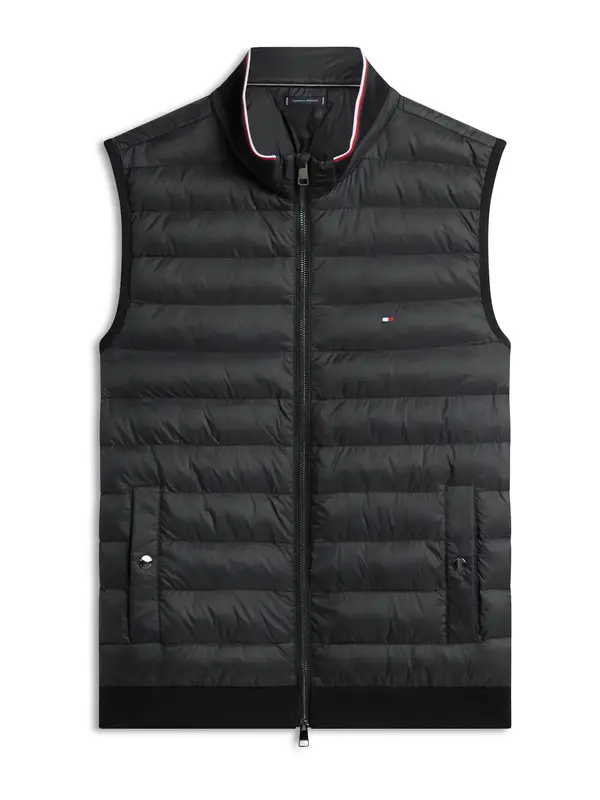 TOMMY HILFIGER TOMMY HILFIGER Brezrokavnik 'ESS'  črna
