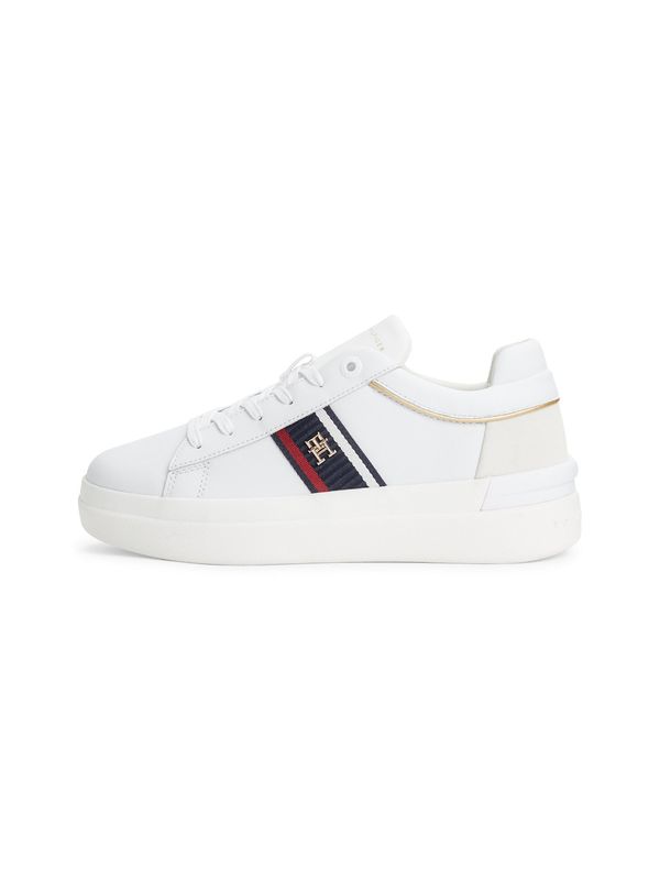 TOMMY HILFIGER TOMMY HILFIGER Čevlji na vezalke  mornarska / ognjeno rdeča / bela