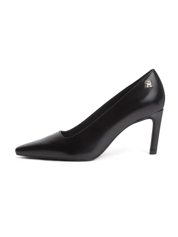 TOMMY HILFIGER TOMMY HILFIGER Čevlji s peto 'TH Monogram High Heels'  črna