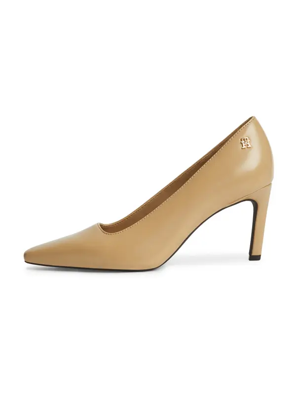 TOMMY HILFIGER TOMMY HILFIGER Čevlji s peto 'TH Monogram High Heels'  kamela