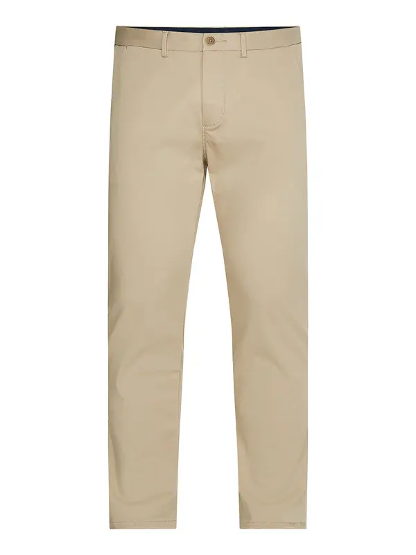 TOMMY HILFIGER TOMMY HILFIGER Chino hlače 'Bleecker 1985'  bež / mornarska / rdeča / bela