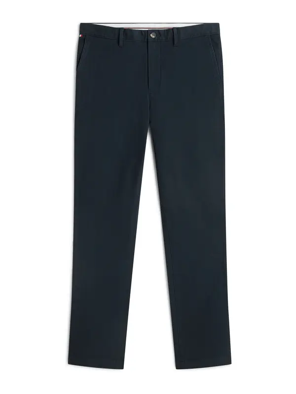 TOMMY HILFIGER TOMMY HILFIGER Chino hlače 'Denton Straight Textured'  mornarska