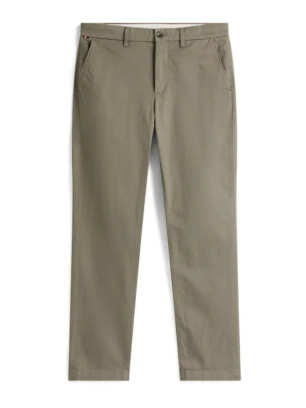 TOMMY HILFIGER TOMMY HILFIGER Chino hlače  temno siva / barva blata
