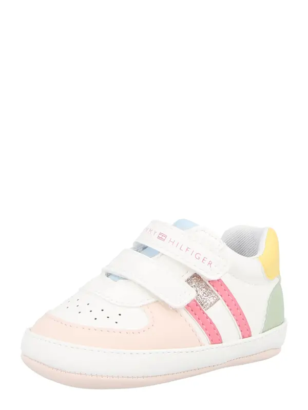 TOMMY HILFIGER TOMMY HILFIGER Copatki za prve korake 'KIKI'  svetlo rumena / roza / roza / bela