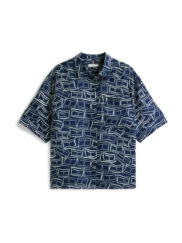 Tommy Hilfiger Curve Tommy Hilfiger Curve Bluza 'ESS'  marine / bela