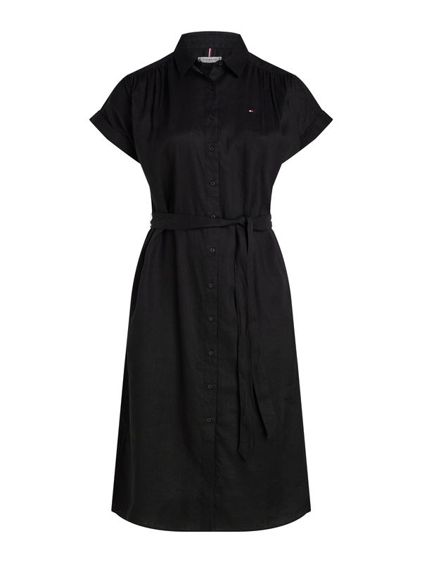 Tommy Hilfiger Curve Tommy Hilfiger Curve Dolga srajca 'ESS'  črna