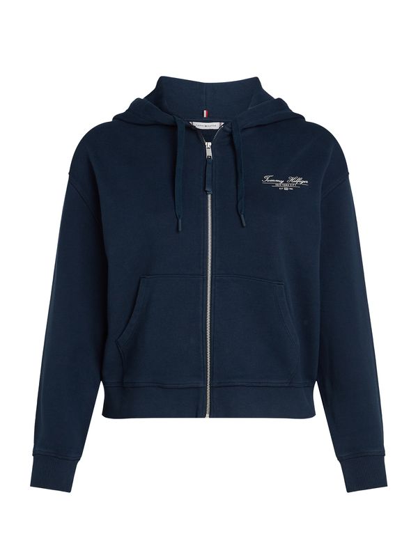 Tommy Hilfiger Curve Tommy Hilfiger Curve Jopa na zadrgo  temno modra / bela